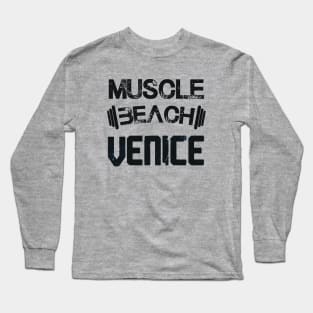 Muscle beach - Venice - California (dark lettering) Long Sleeve T-Shirt